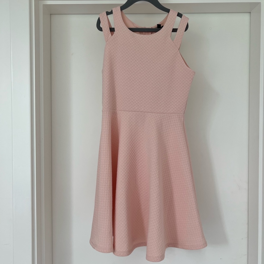 Girls size 10 pale pink dress